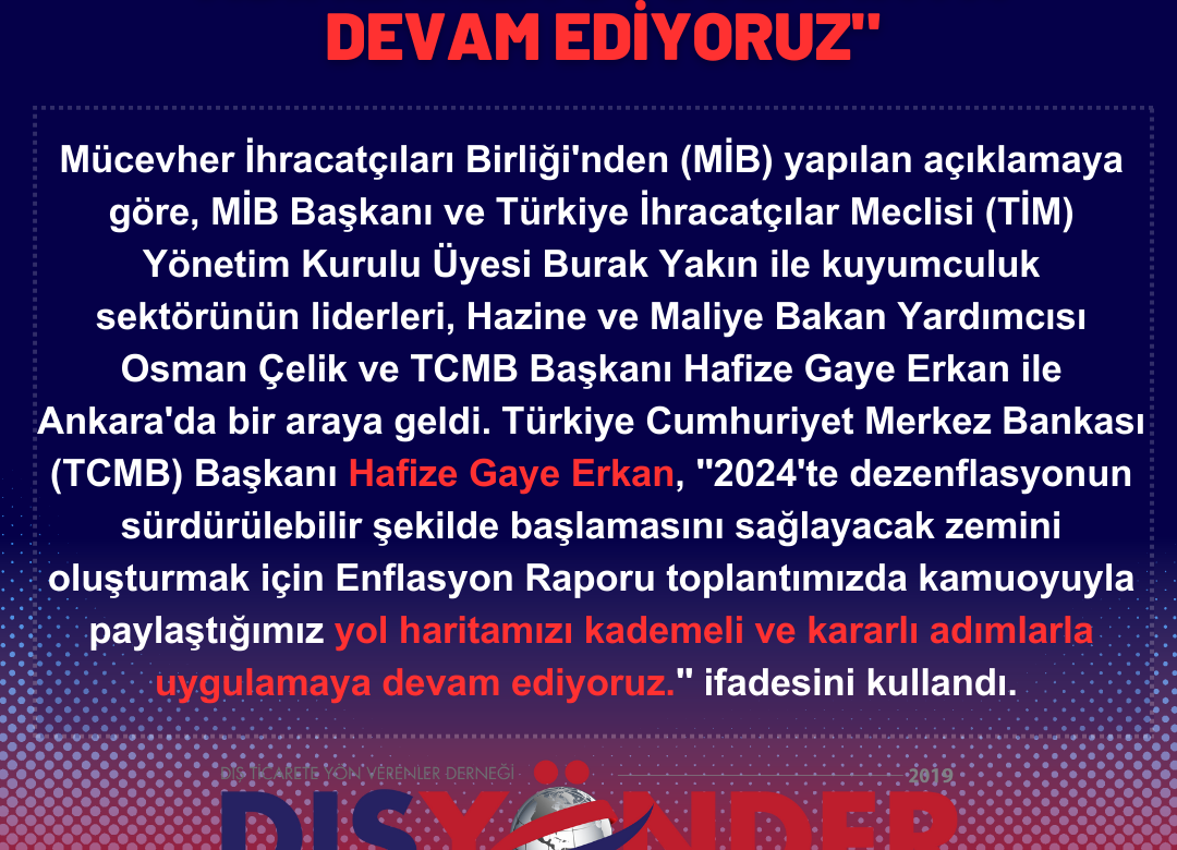 Yol haritamızı kararlı adımlarla uygulamaya devam ediyoruz.