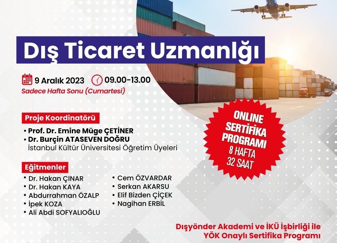 Dış Ticaret Uzmanlığı Online Sertifika Programı