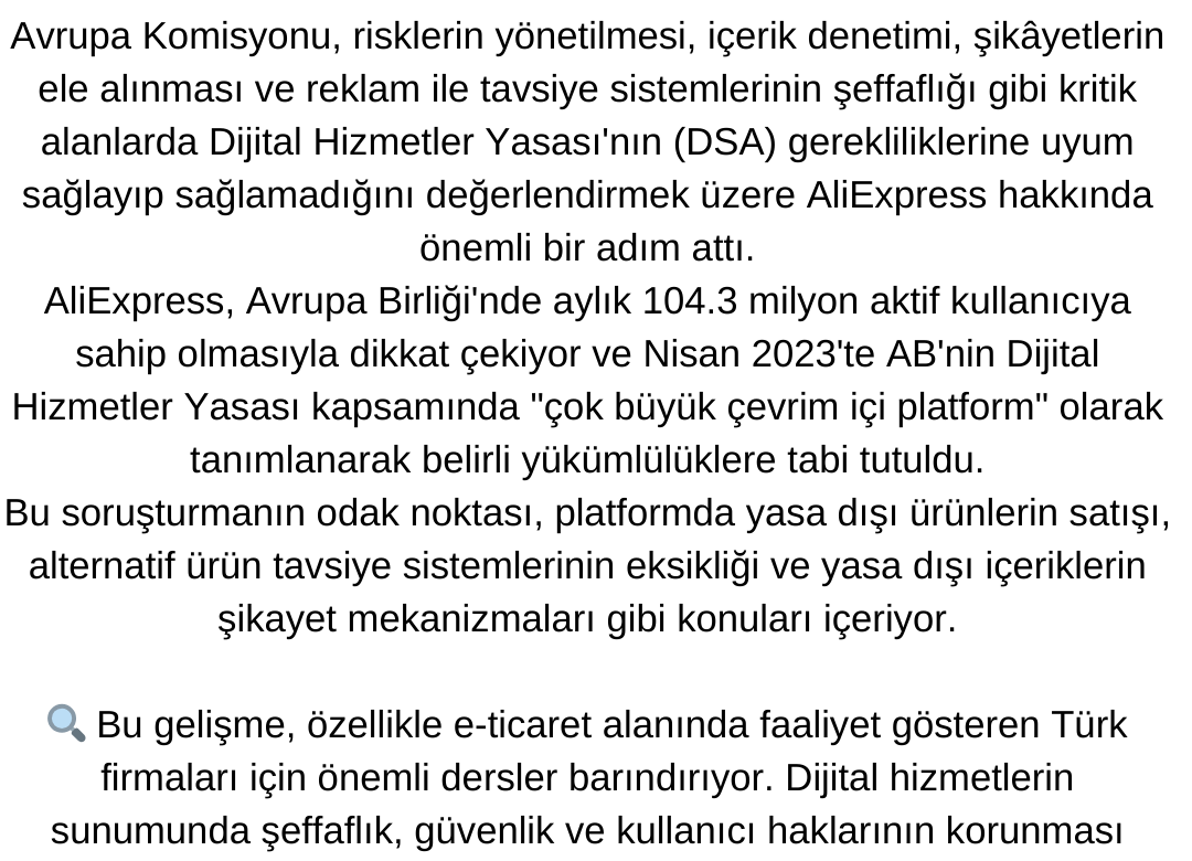 Türk e-ticaret platformları dikkatine!