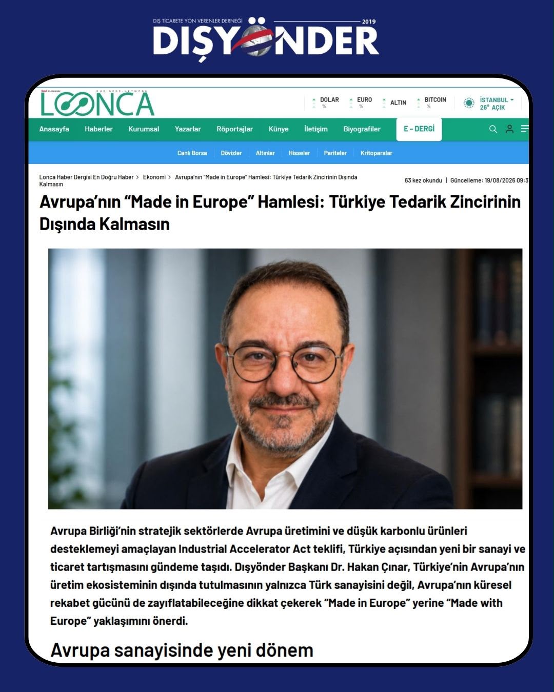 DİŞYÖNDER Medyada Biz