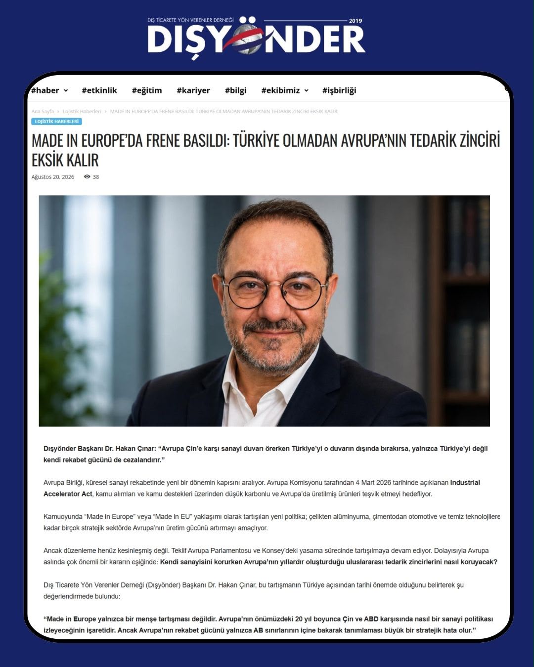 DİŞYÖNDER Medyada Biz